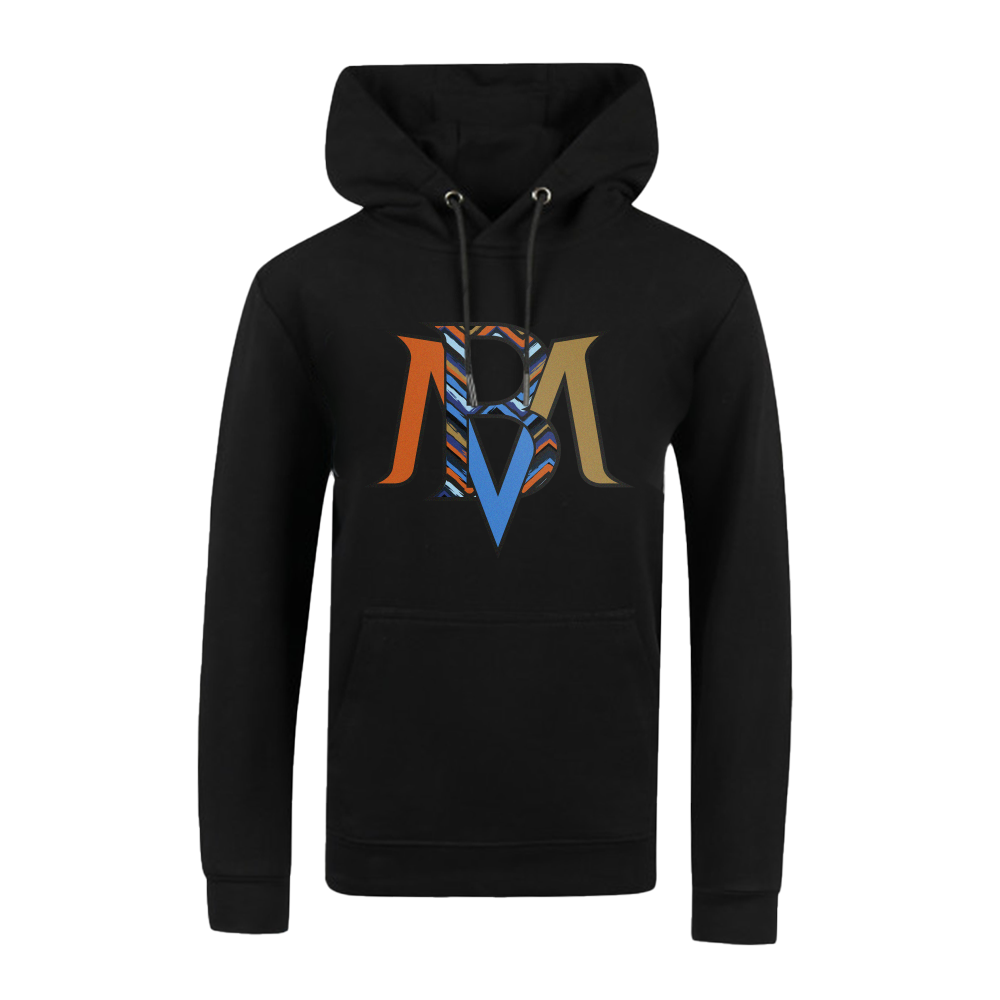 MB Brush Zig Orange - Kid's Hoodie
