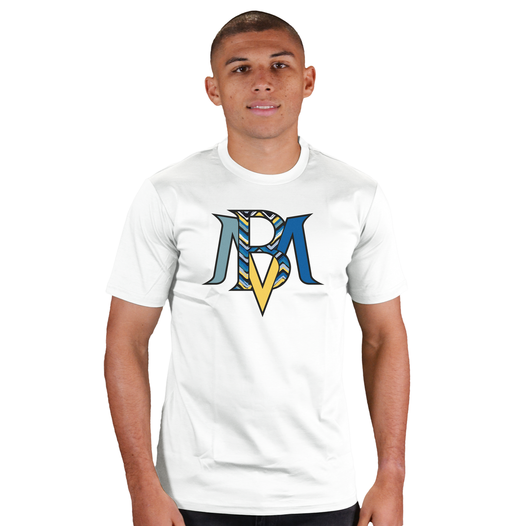 MB Brush Zig Blue - Men's T-Shirt