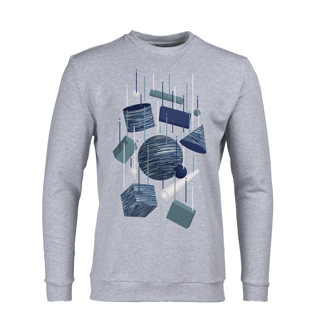 Space-Dye Gravity Slate Blue - Men's Sweatshirt