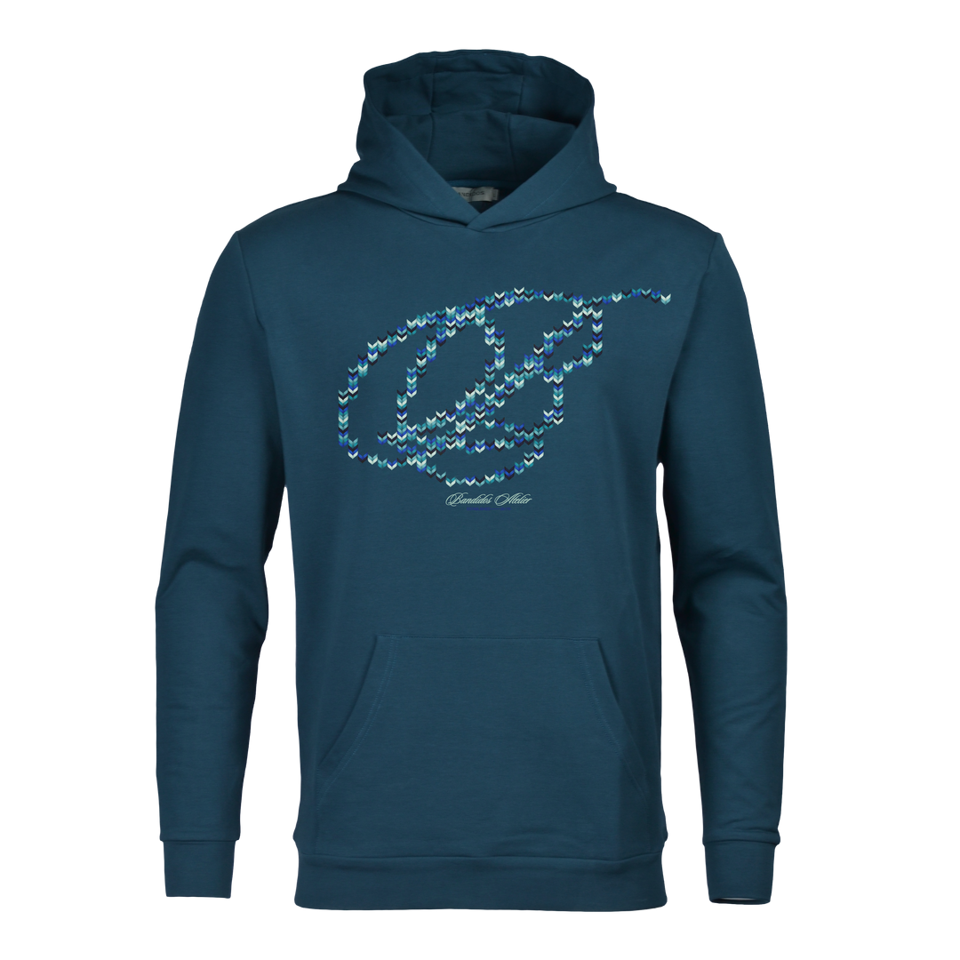 Crochet B Blue - Men's Hoodie