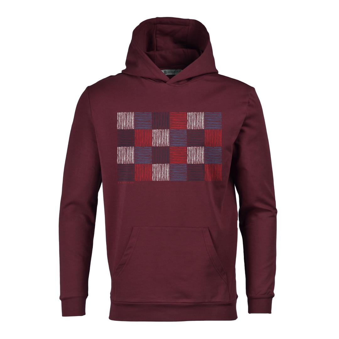 Checkers Red - Men's Hoodie