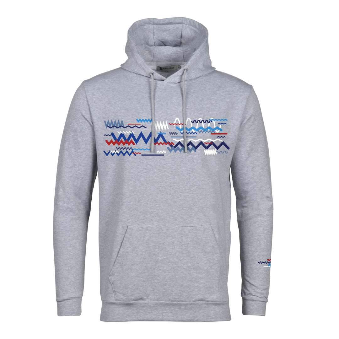 Oscillate Blue - Men's Hoodie