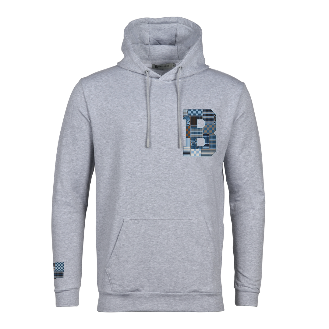 Patch B Blue - Men's Hoodie Cargo Set