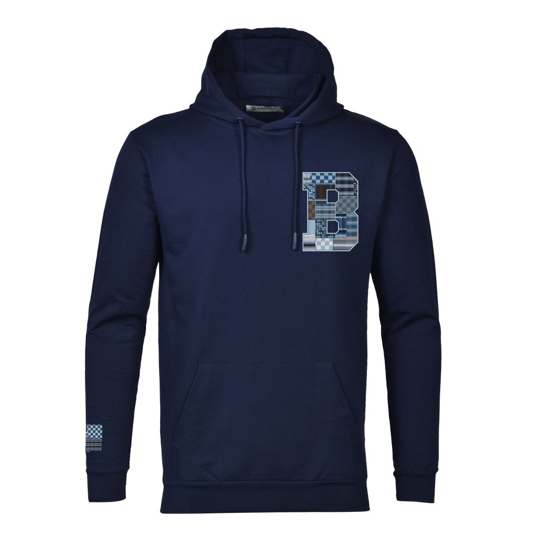 Patch B Blue - Men's Hoodie Tracksuit
