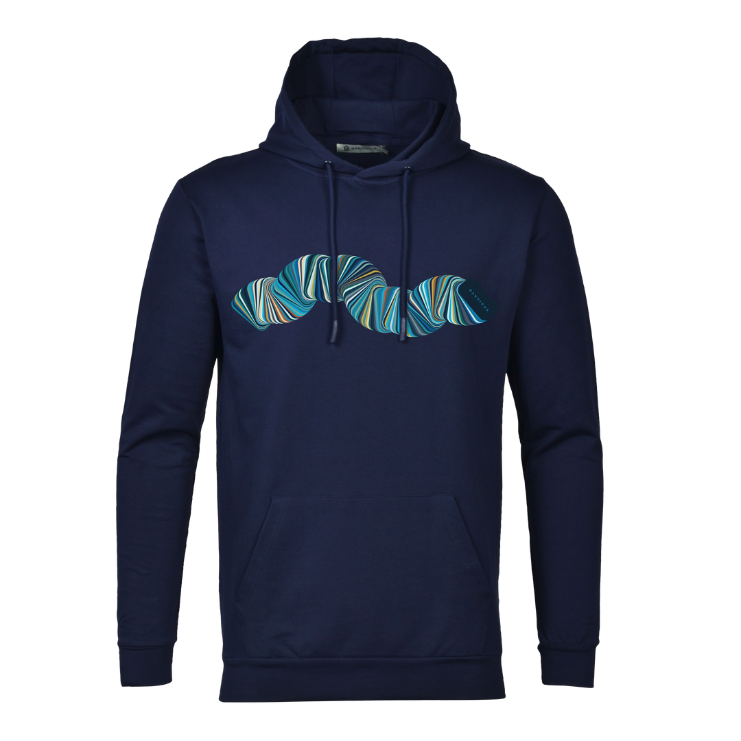 Ribbon Blue - Men's Hoodie Tracksuit