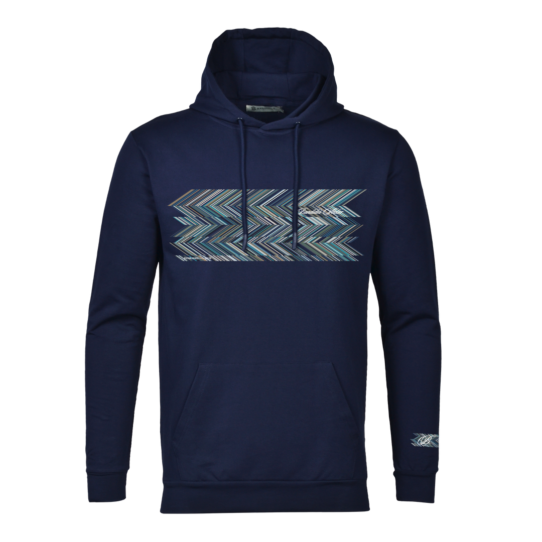 Shear Zig Blue - Men's Hoodie