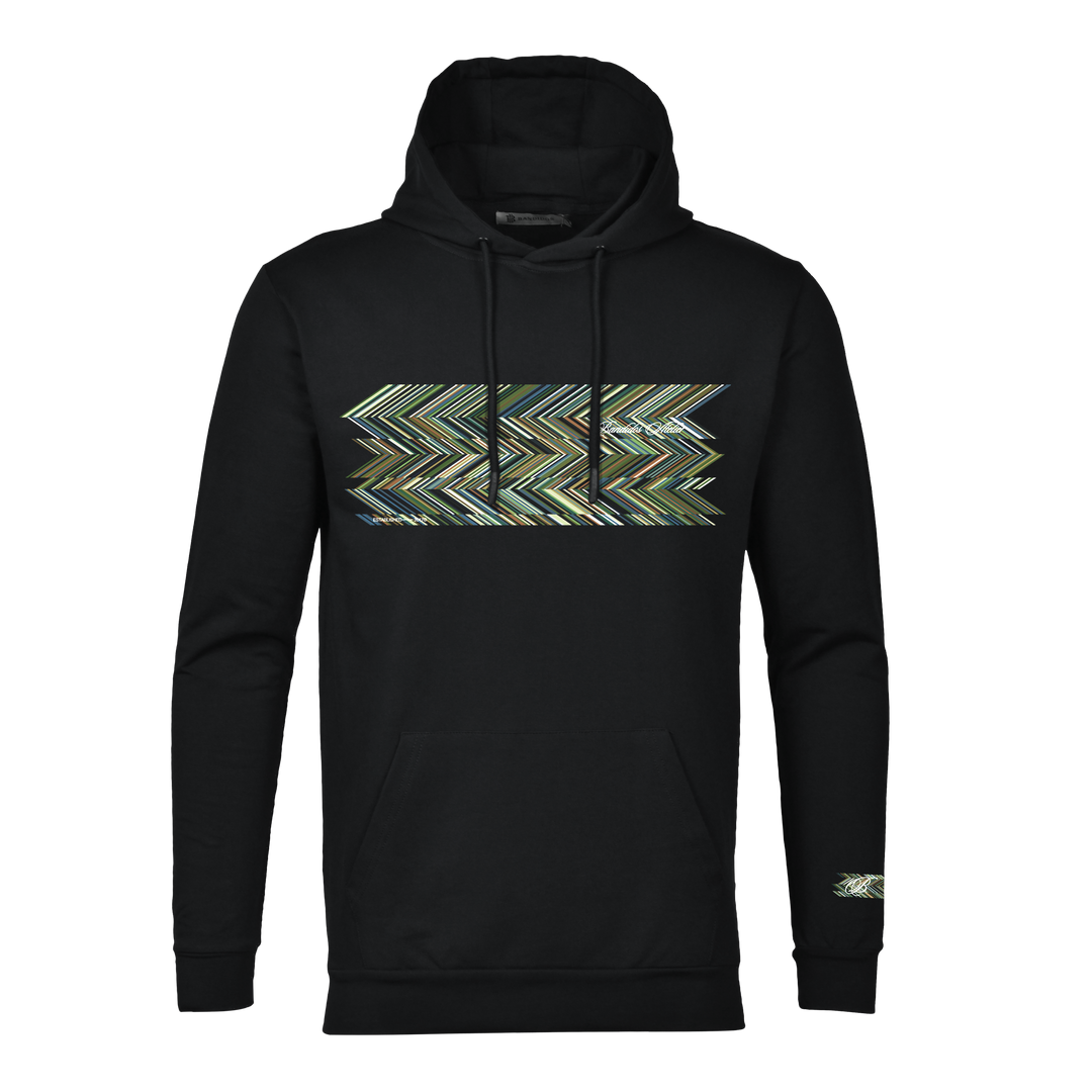 Shear Zig Green - Men's Hoodie Tracksuit