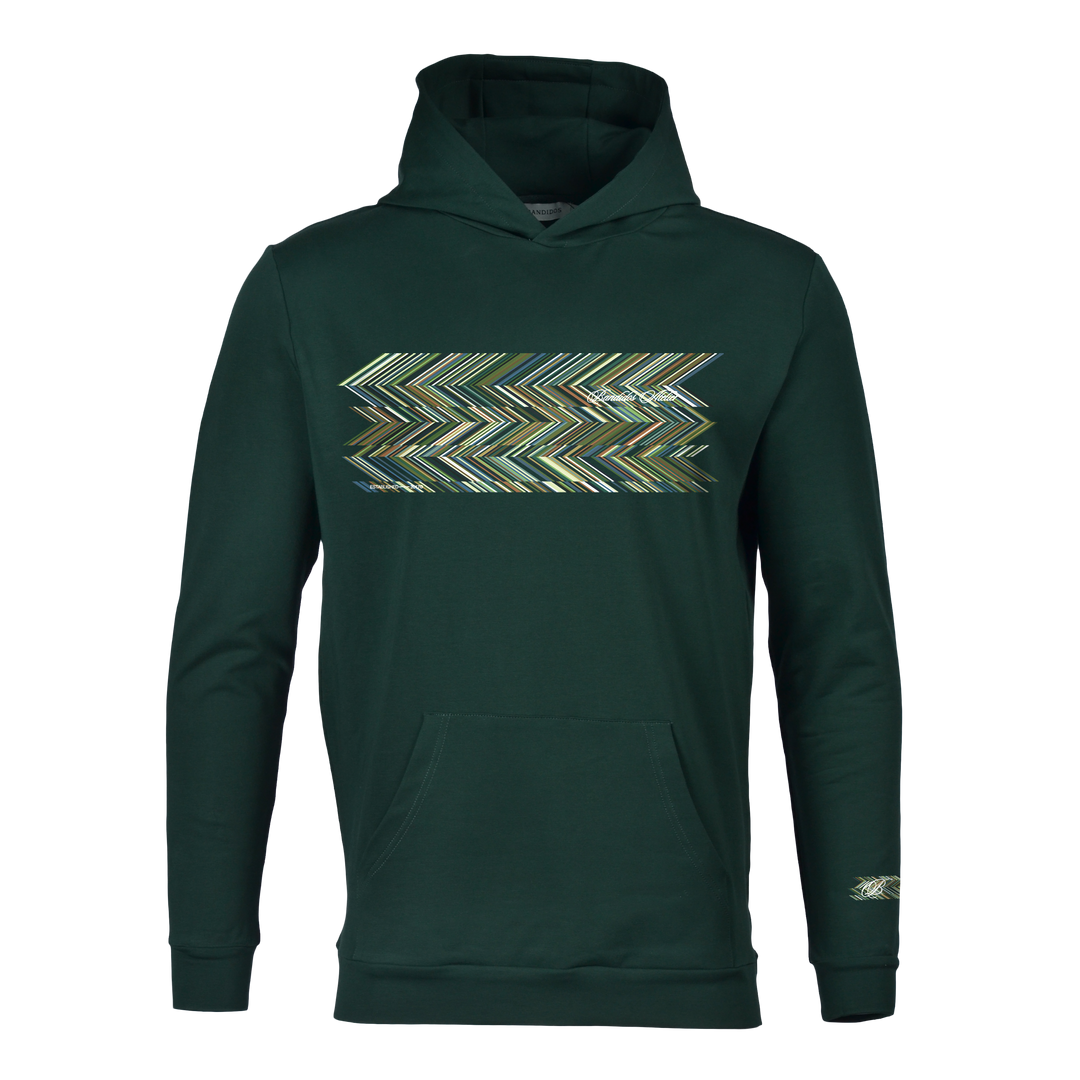 Shear Zig Green - Men's Hoodie