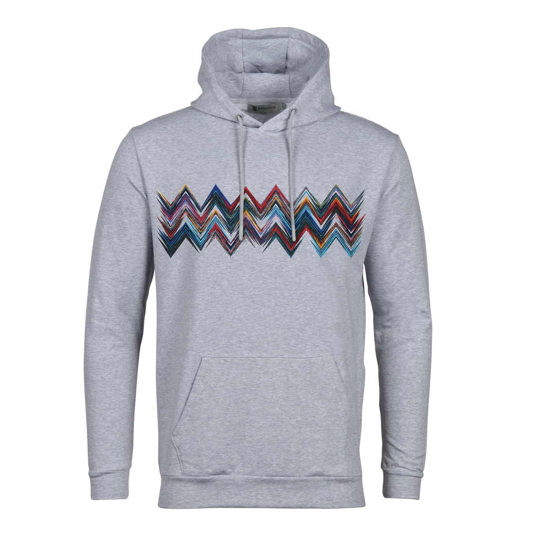 Space Zig Primary - Men's Hoodie