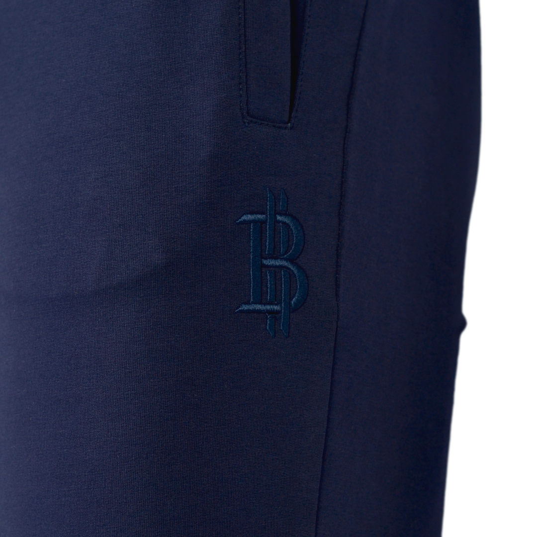 Men's Navy Cotton Joggers