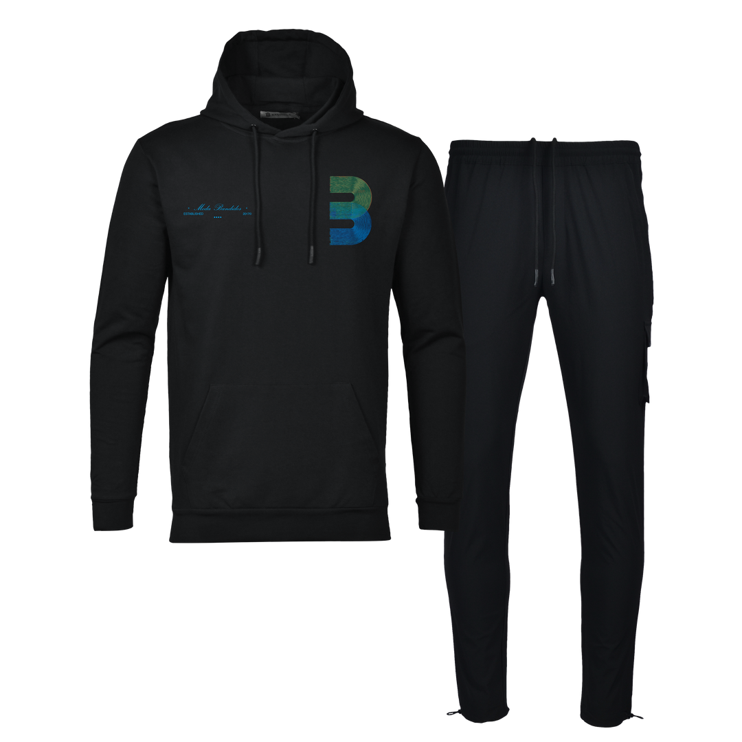 Vinyl B - Men's Hoodie Cargo Set