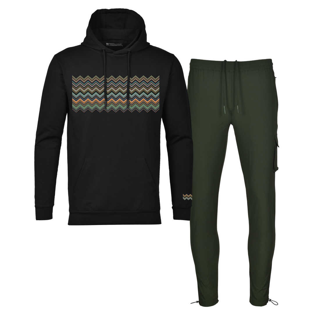 Classic Zig - Men's Hoodie Cargo Set