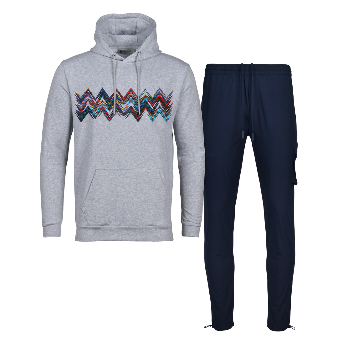 Space Zig Primary - Men's Hoodie Cargo Set