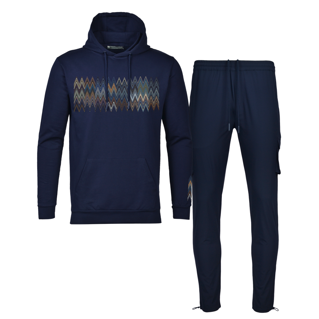 Scatter Zig - Men's Hoodie Cargo Set