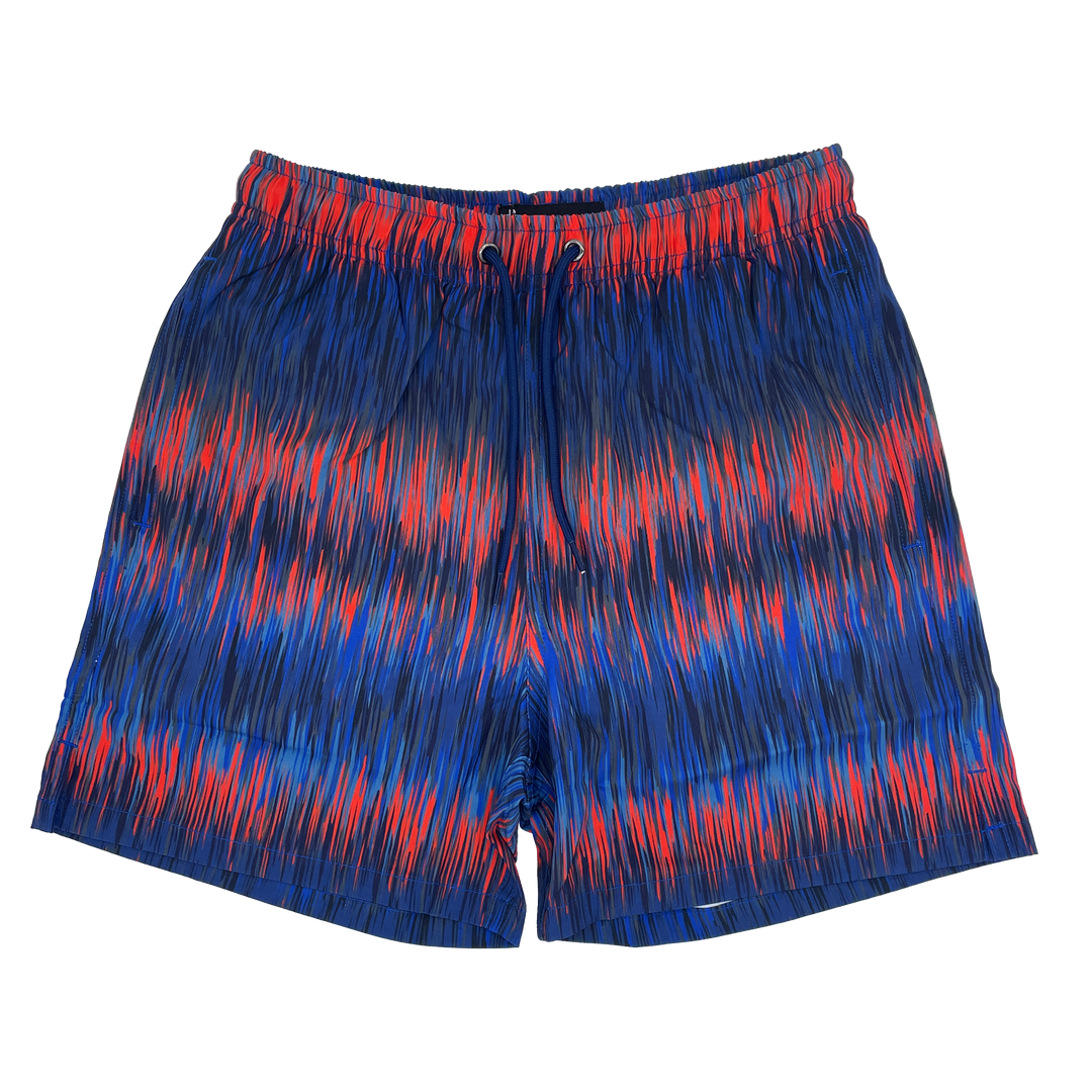 Frequency Red - Kid's T-shirt & Swim Short Set