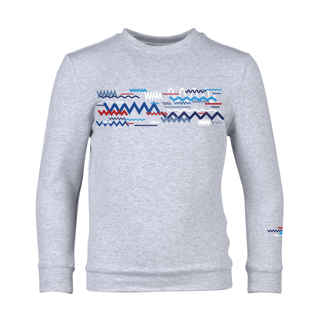 Oscillate Blue - Kid's Cotton Sweatshirt