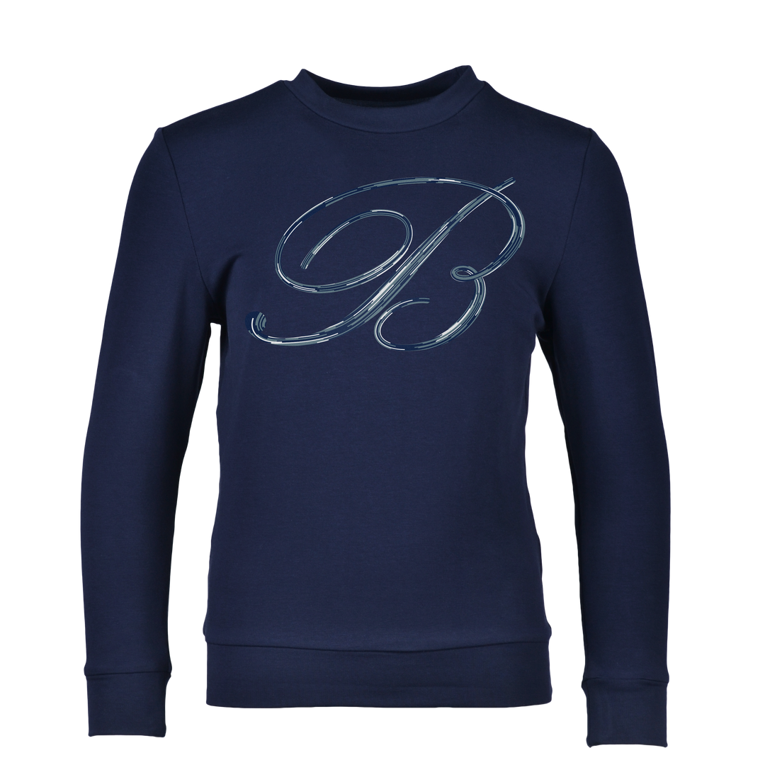 Space-Dye B Slate Blue - Kid's Cotton Sweatshirt