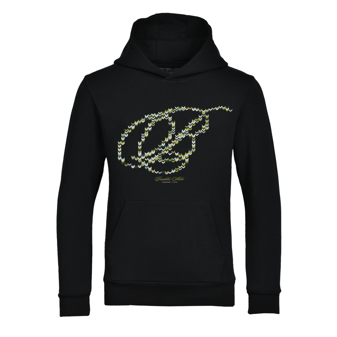 Crochet B Green - Kid's Hoodie