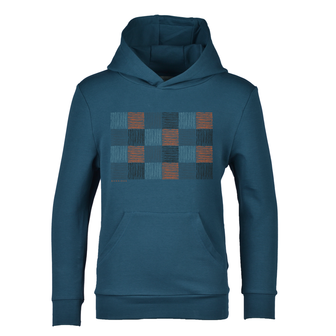 Checkers Teal - Kid's Hoodie