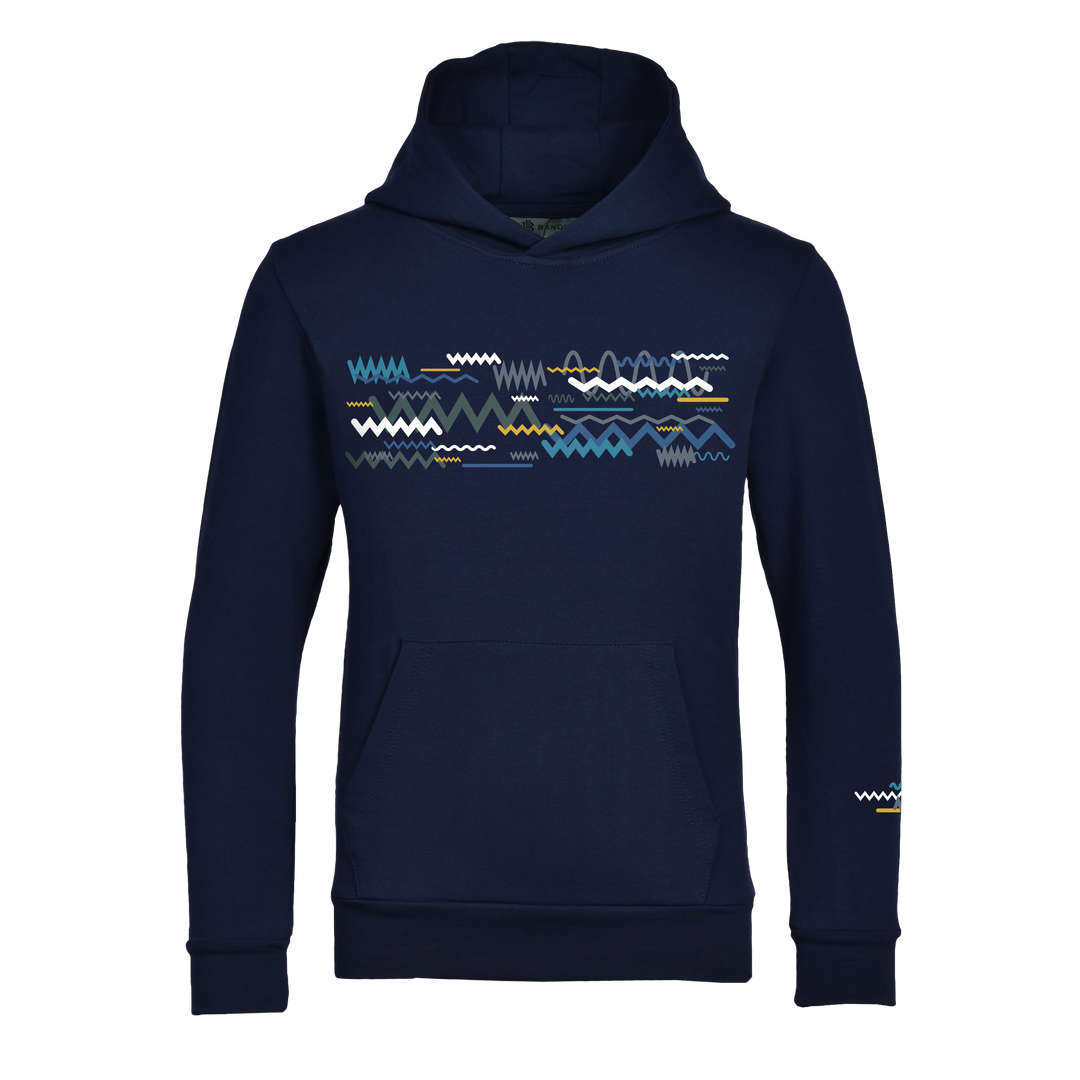 Oscillate Teal - Kid's Hoodie