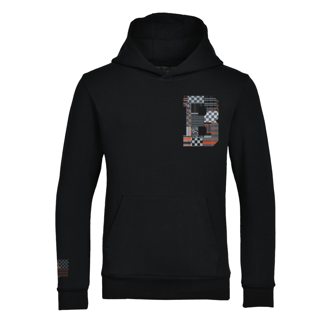 Patch B Black - Kids Hoodie Cargo Set