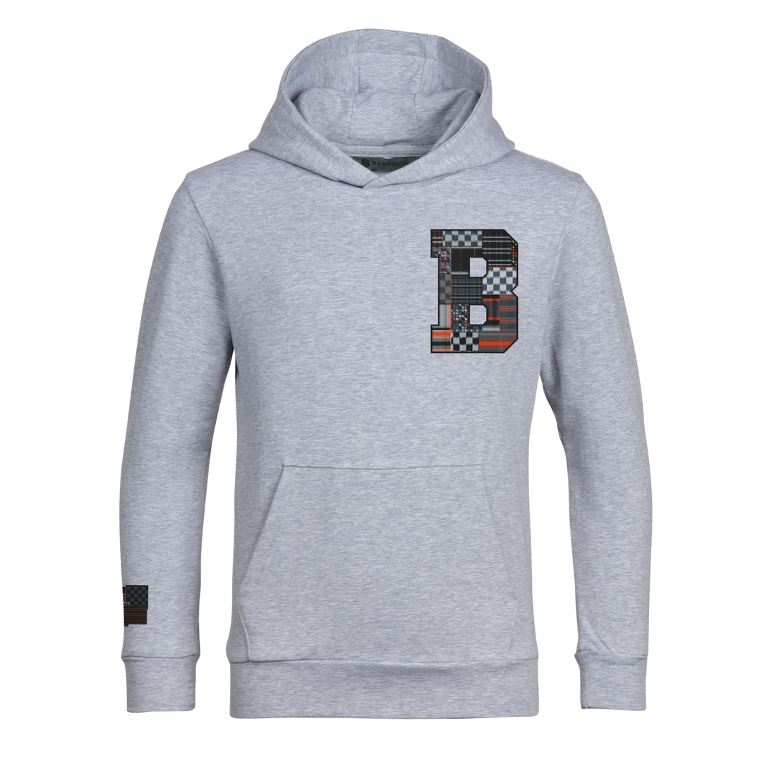 Patch B Black - Kids Hoodie