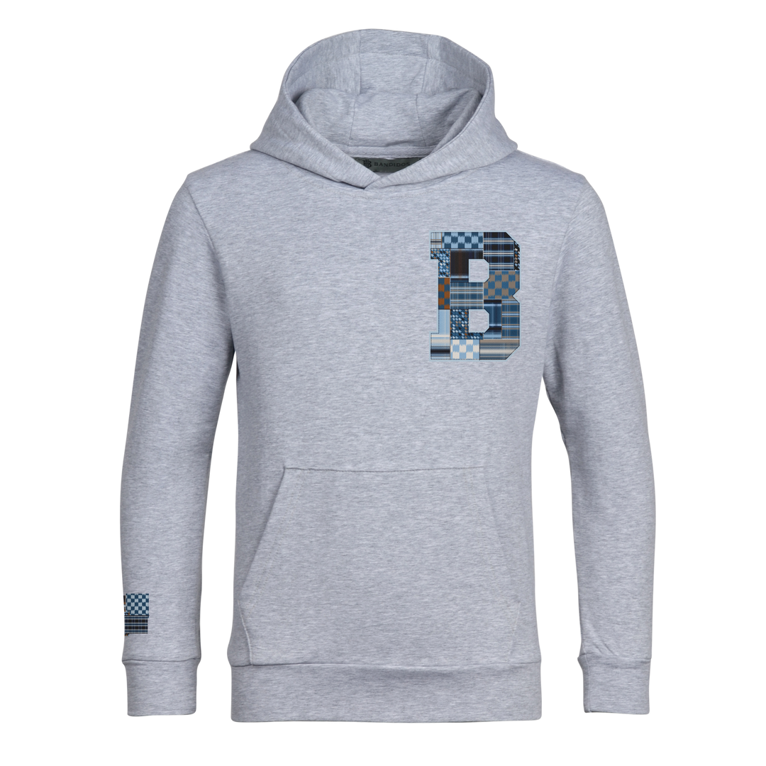 Patch B Blue - Kids Hoodie