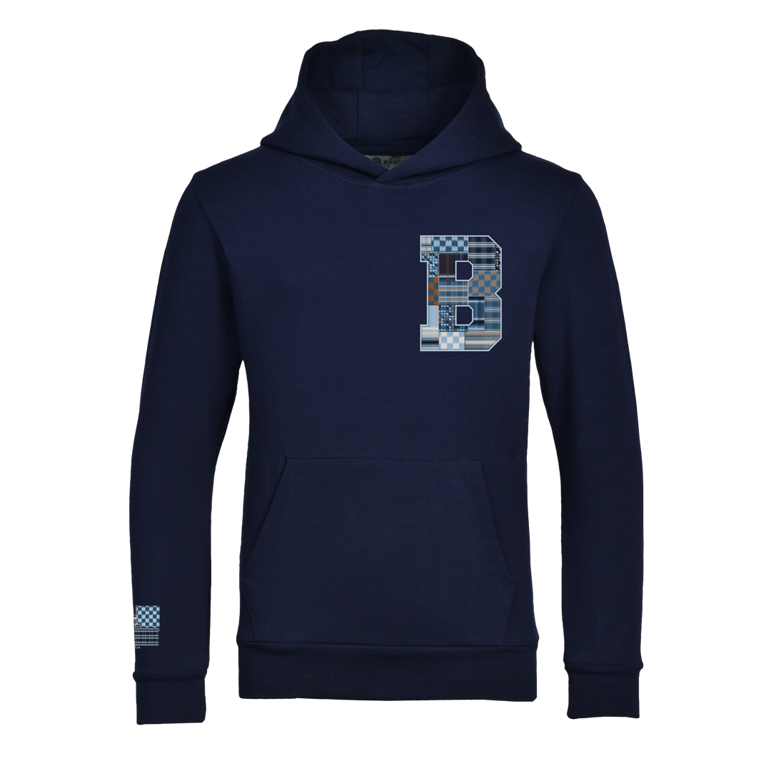 Patch B Blue - Kids Hoodie