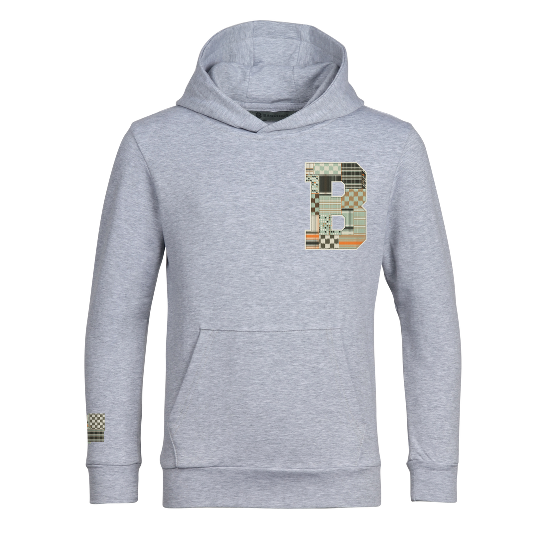 Patch B Green - Kids Hoodie Cargo Set