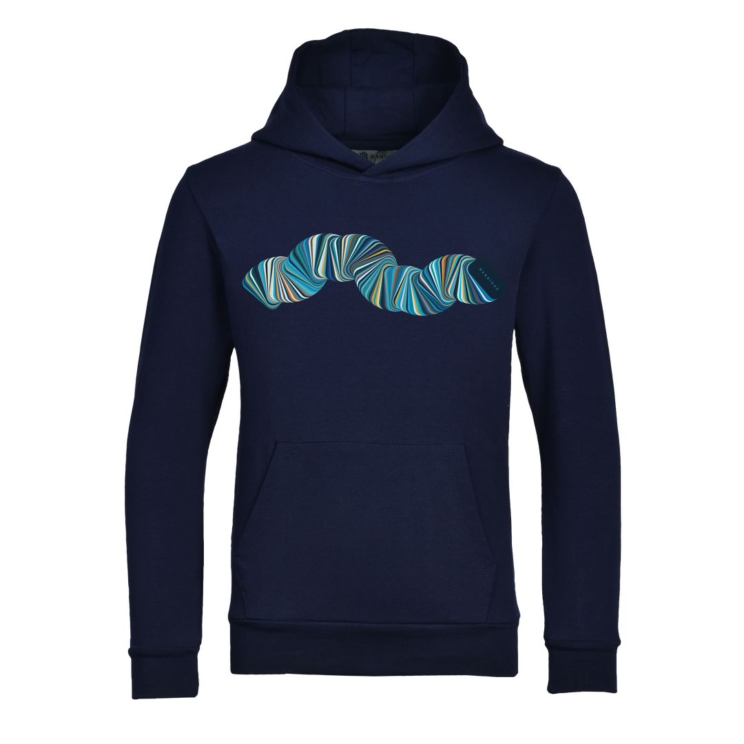 Ribbon Blue - Kids Hoodie