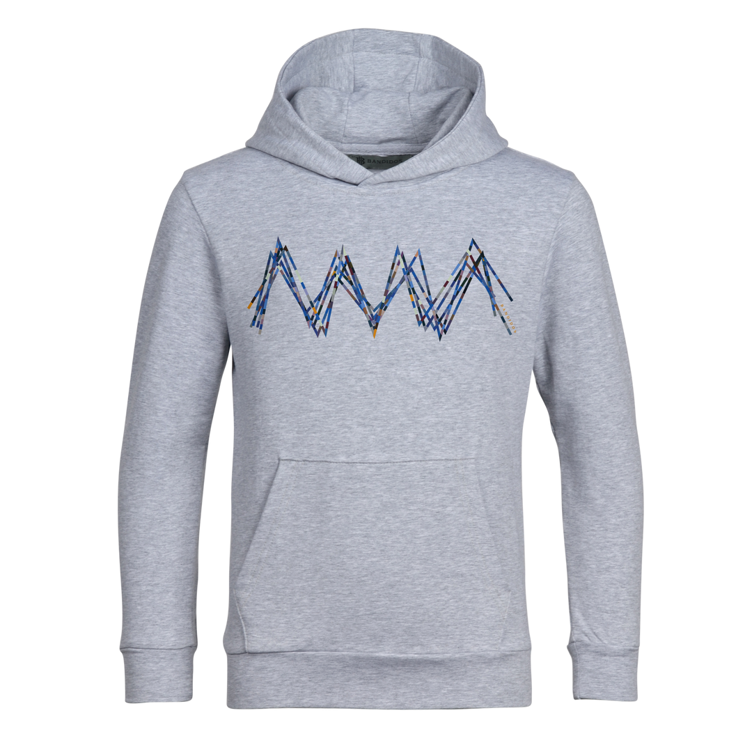 Scribble Zig Blue - Kids Hoodie Tracksuit