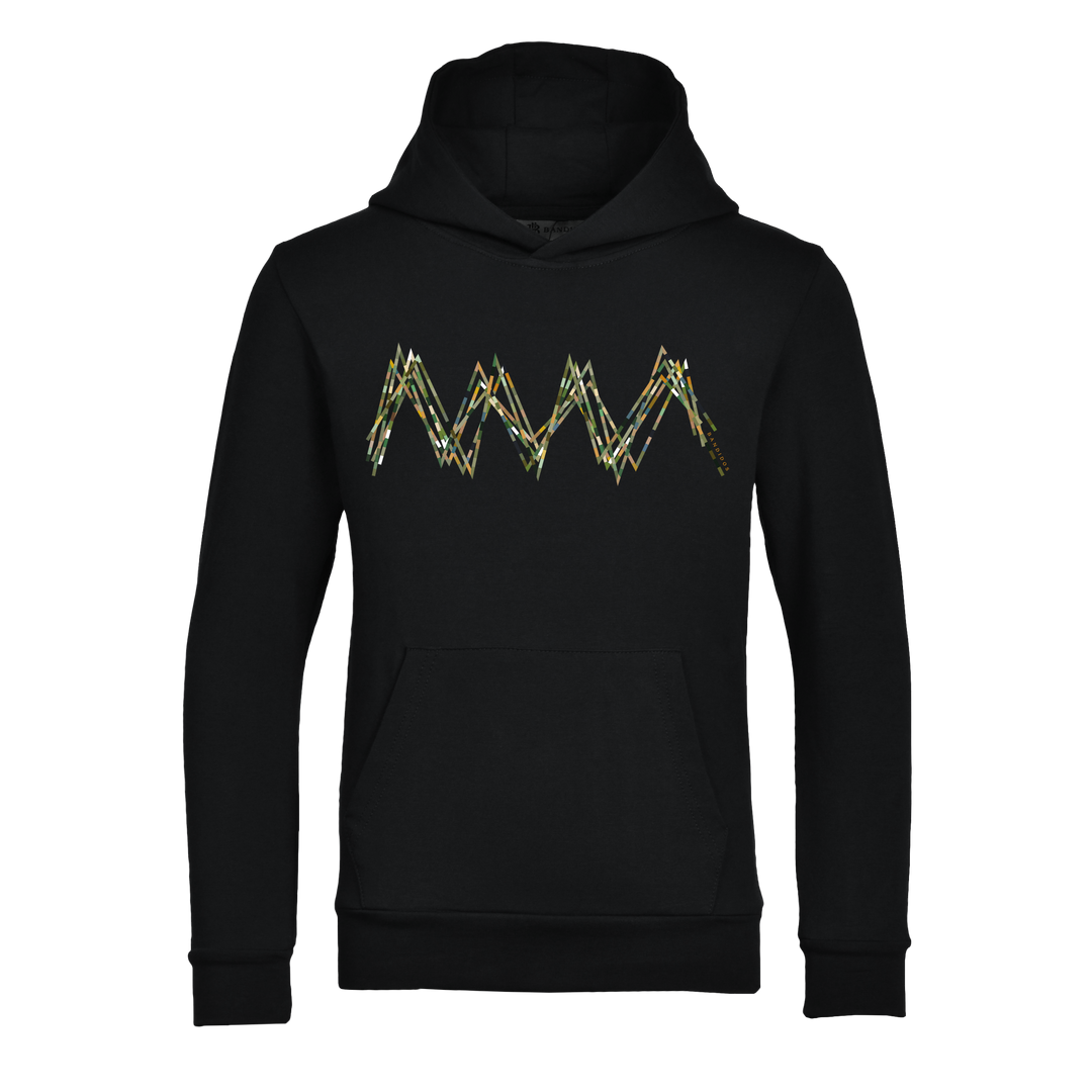 Scribble Zig Green - Kids Hoodie Tracksuit