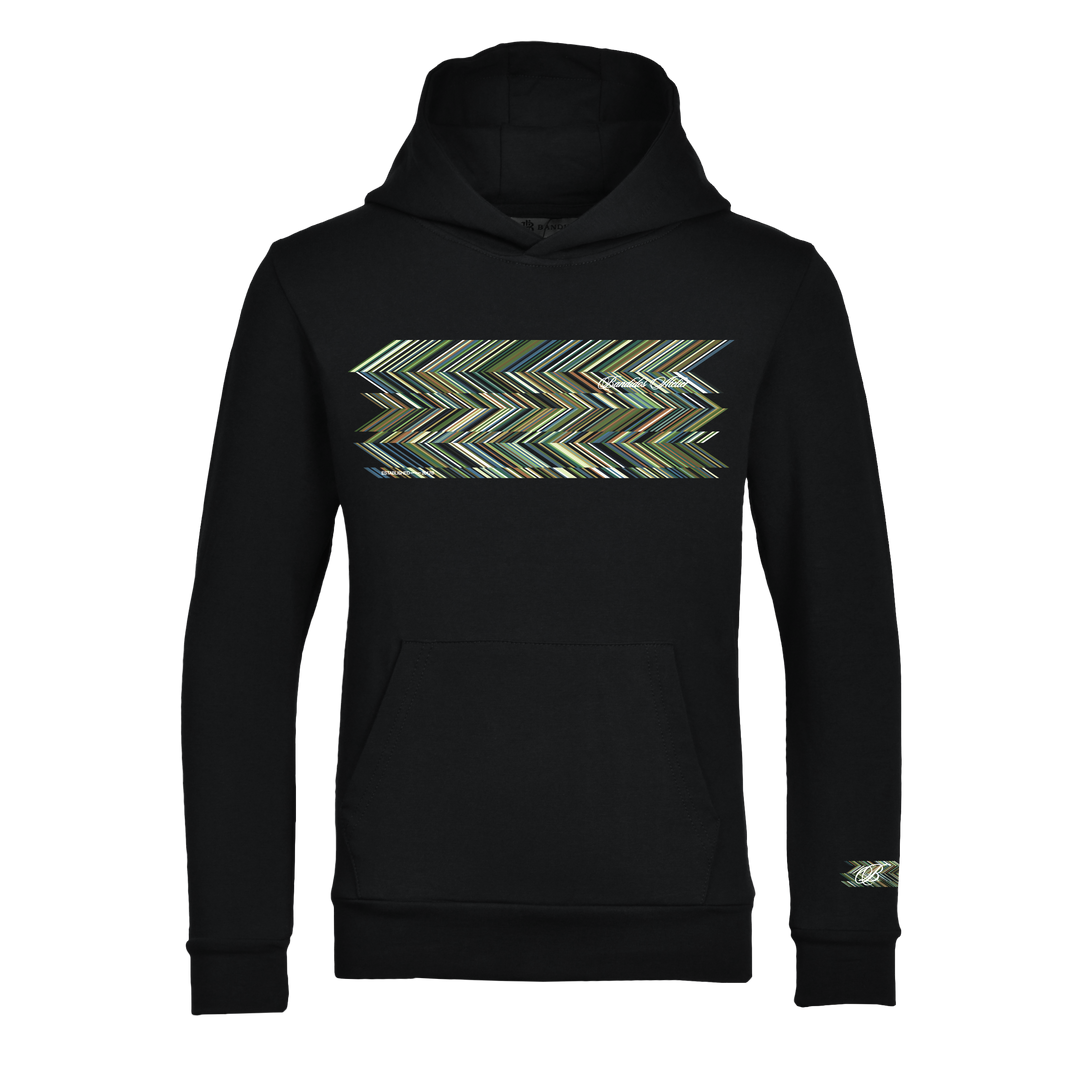 Shear Zig Green - Kid's Hoodie Tracksuit