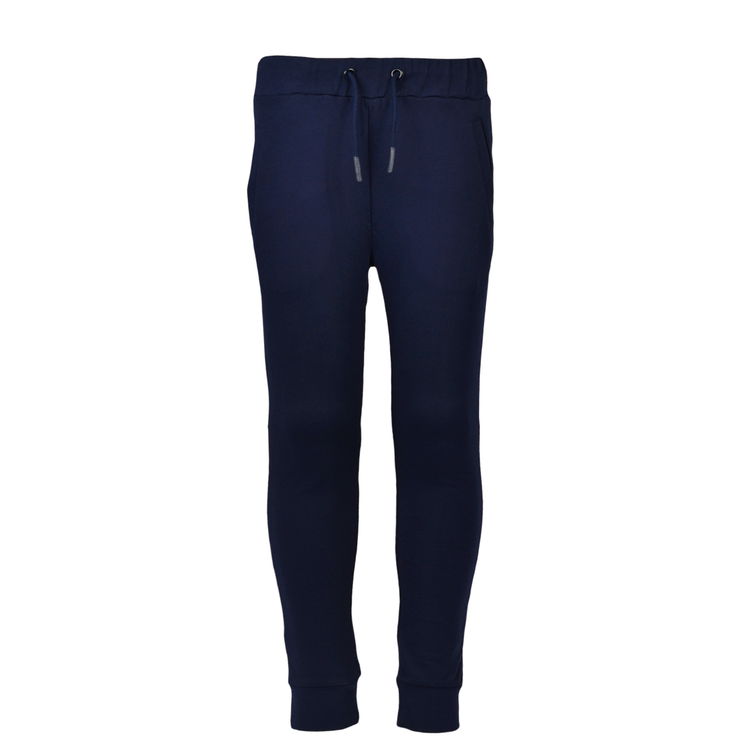 Kid's Navy Cotton Joggers