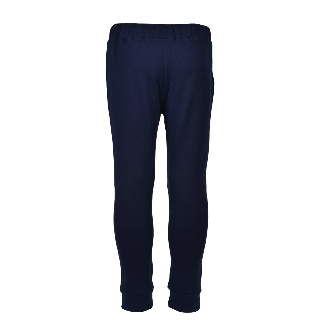 Kid's Navy Cotton Joggers