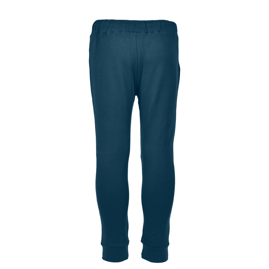 Kid's Teal Cotton Joggers