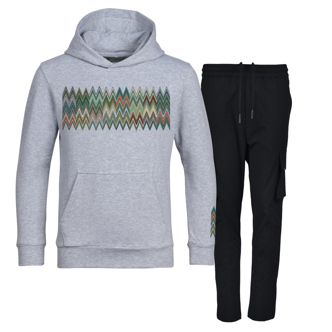 Scatter Zig - Kids Hoodie Cargo Set