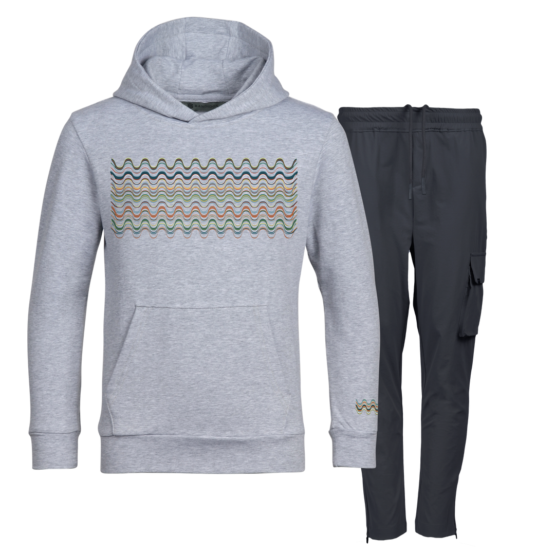 Flow Wave - Kids Hoodie Cargo Set