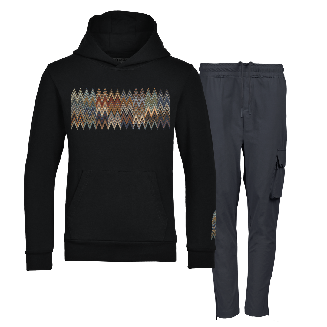 Scatter Zig - Kids Hoodie Cargo Set