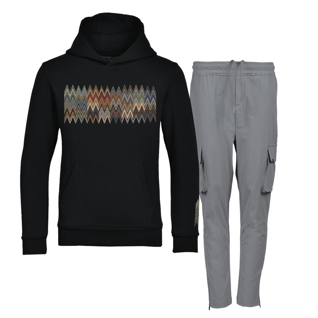 Scatter Zig - Kids Hoodie Cargo Set