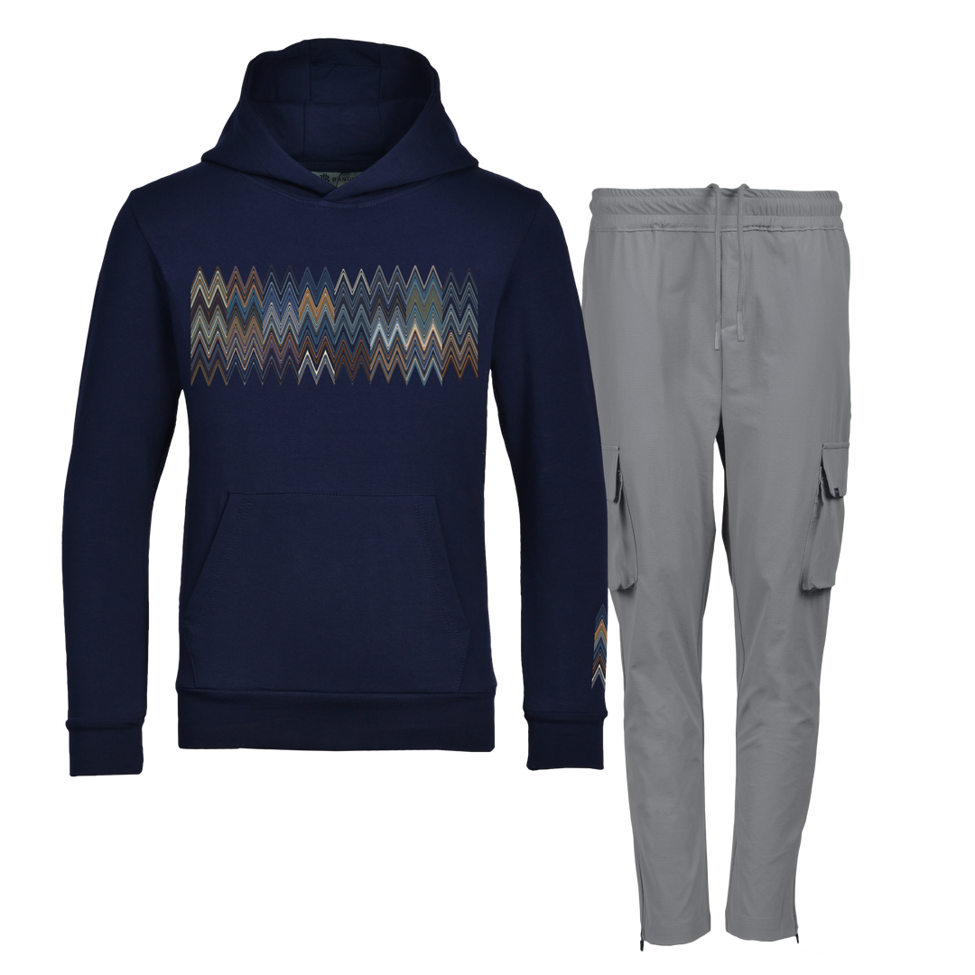 Scatter Zig - Kids Hoodie Cargo Set