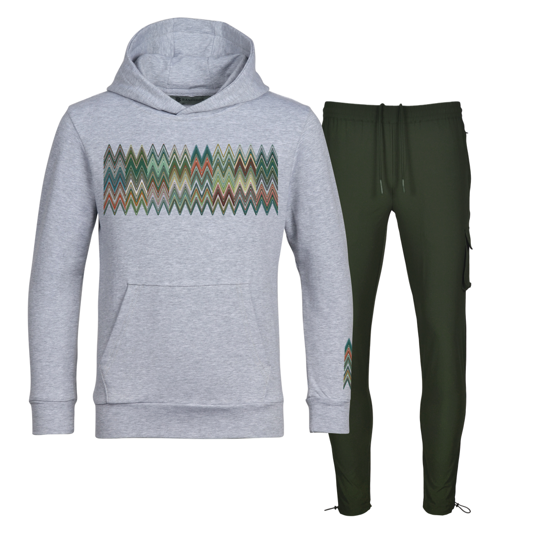 Scatter Zig - Kids Hoodie Cargo Set