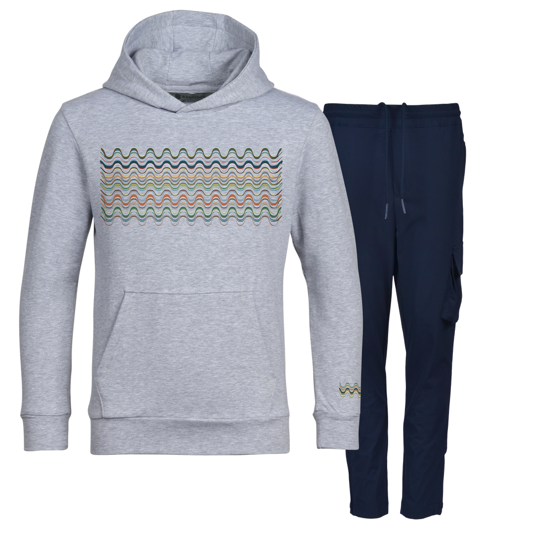 Flow Wave - Kids Hoodie Cargo Set