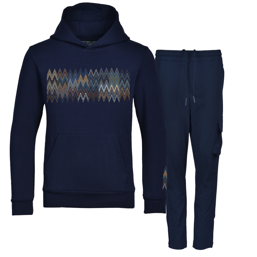 Scatter Zig - Kids Hoodie Cargo Set