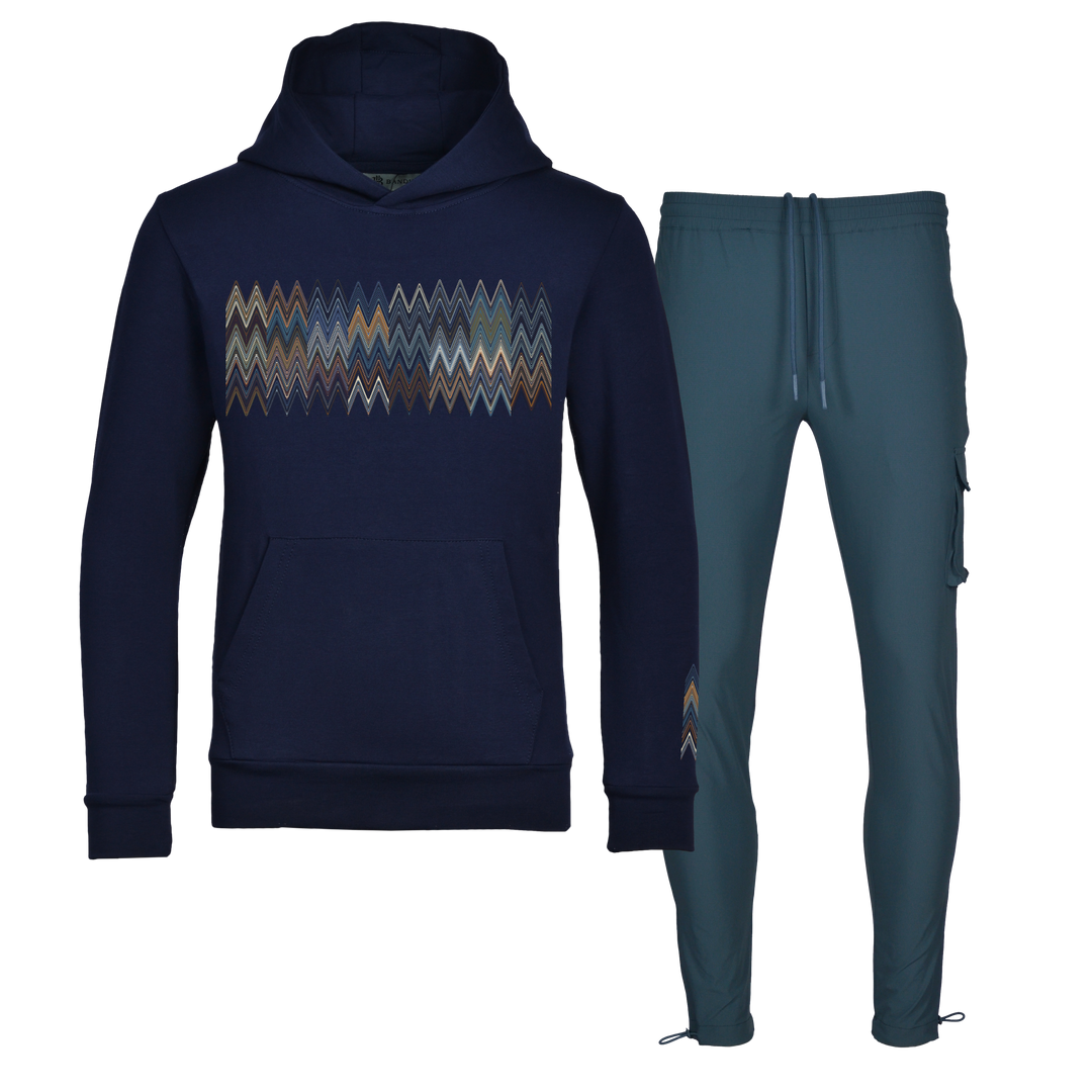 Scatter Zig - Kids Hoodie Cargo Set