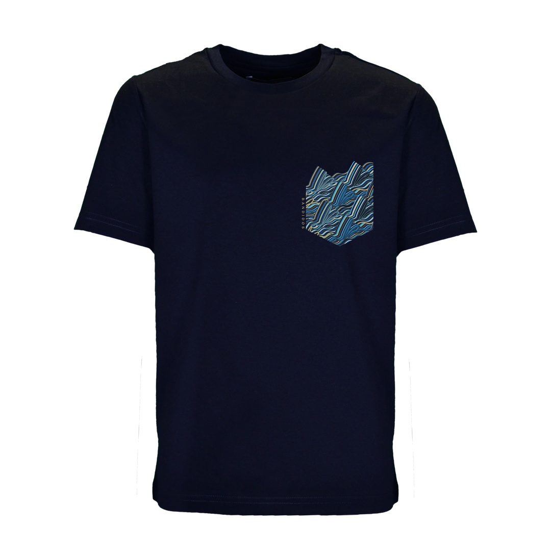Autograph Navy Pocket - Kid's T-Shirt