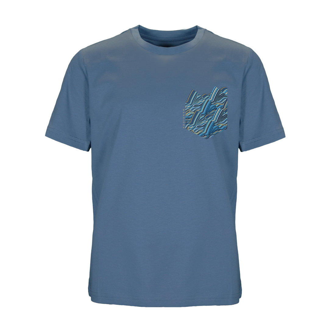Autograph Navy Pocket - Kid's T-Shirt