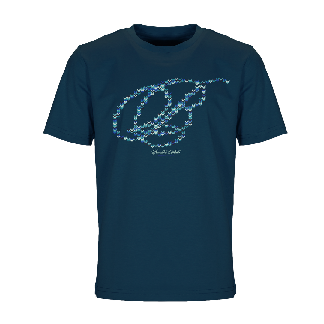 Crochet B Blue - Kid's T-Shirt