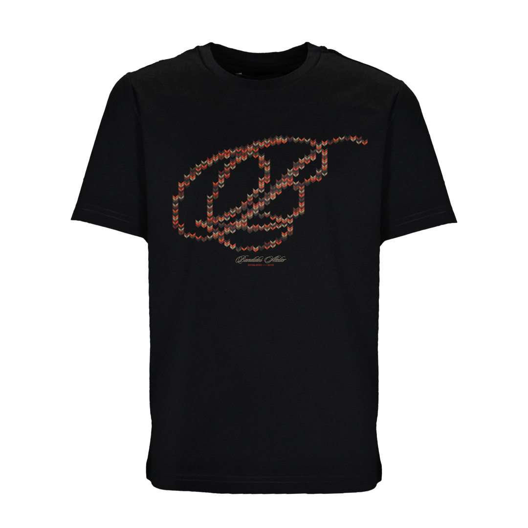 Crochet B Maroon - Kid's T-Shirt