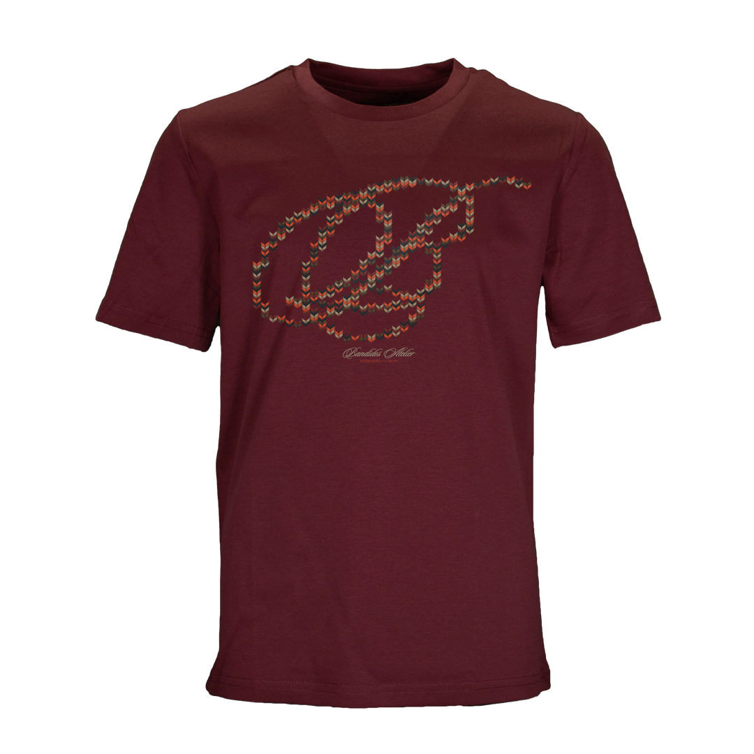 Crochet B Maroon - Kid's T-Shirt